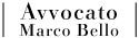 Avvocato Marco Bello